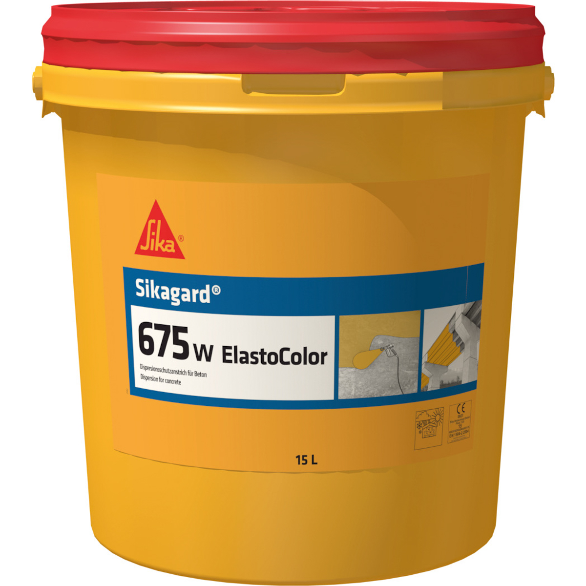 Sikagard-675 W ElastoColor PG2 15,0 lt RAL 6029