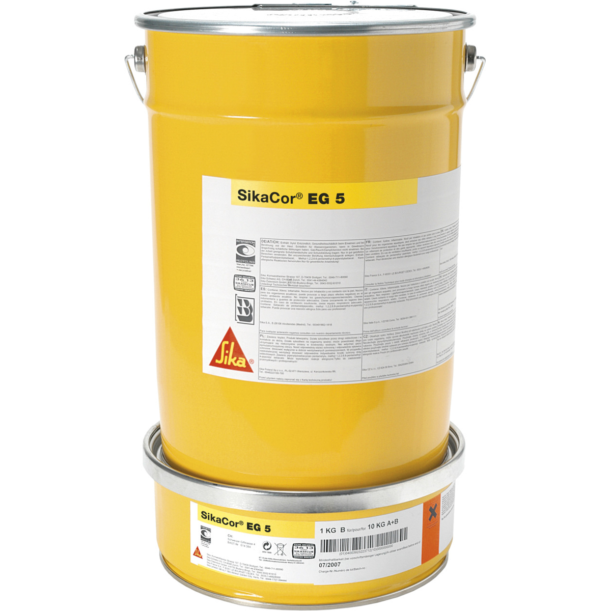 Sikacor EG5 (AB) PG 1 10,0 kg RAL 9010