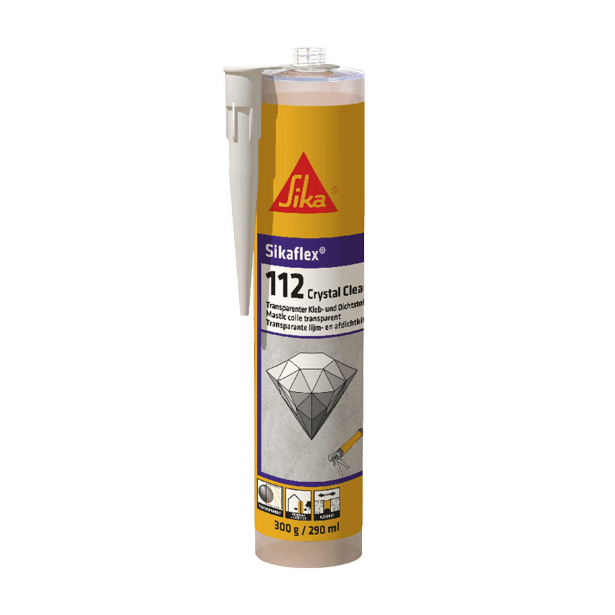 Sikaflex-112 Crystal Clear 290 ml