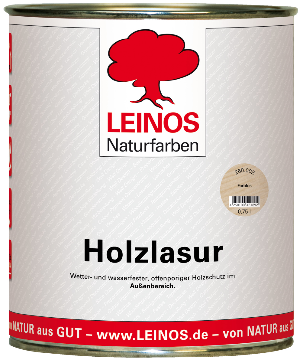 Leinos Holzlasur PG III 750 ml 252 lichtgrün