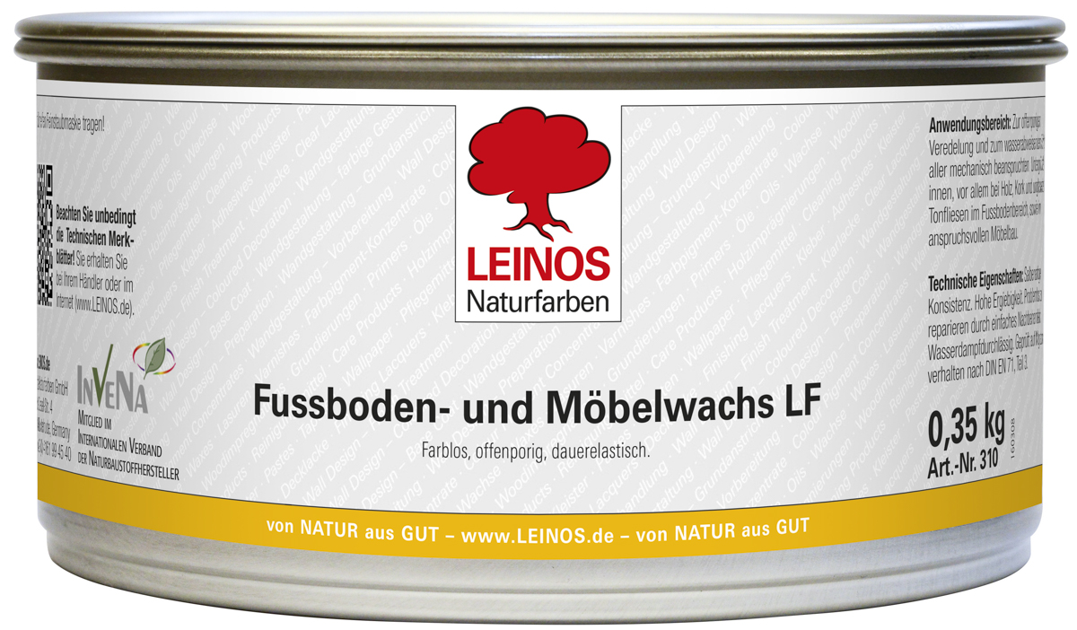 Leinos Fußboden/Möbelwachs 310 2,1 lt