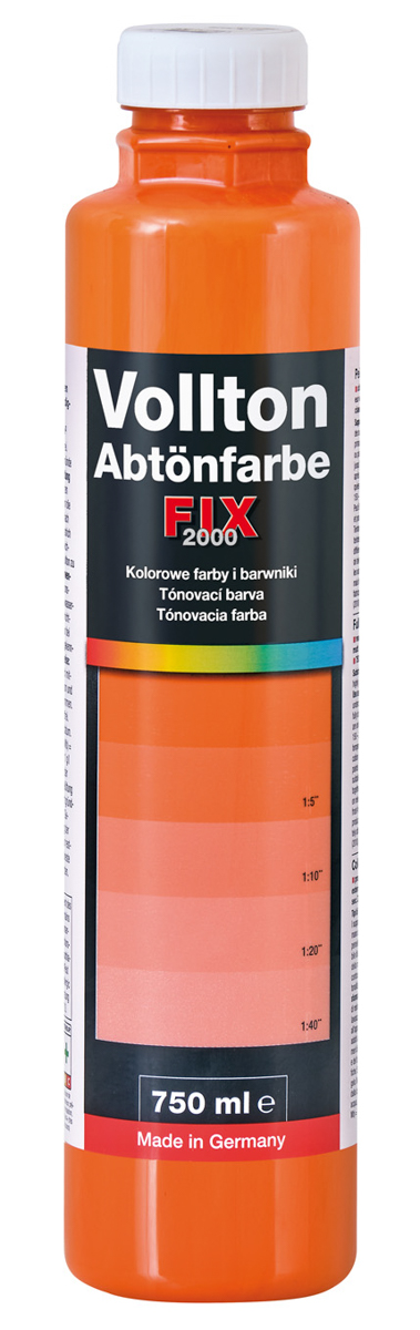 Pufas fix 2000 Vollton- und 750 ml Abtönfarben PG2 908 Orange