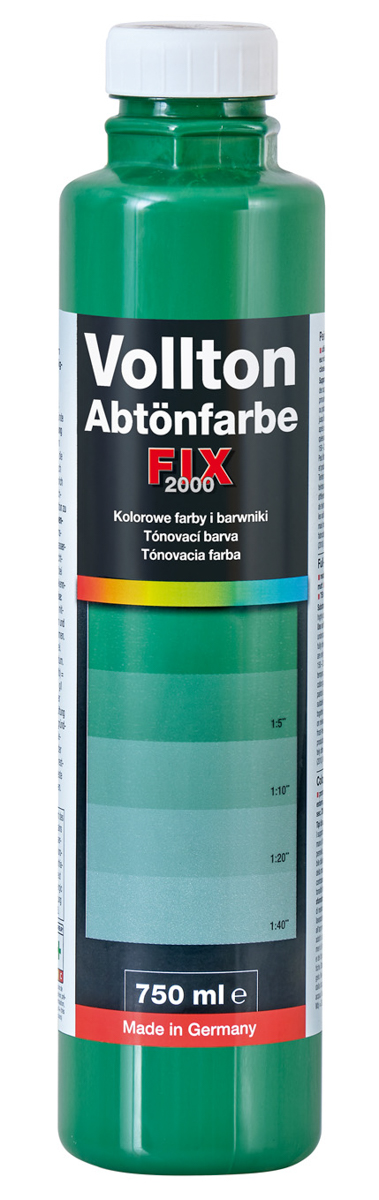 Pufas fix 2000 Vollton- und 750 ml Abtönfarben PG2 913 Laubgrün