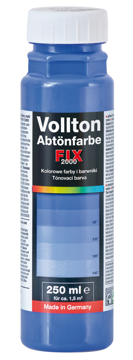 Pufas fix 2000 Vollton- und 250 ml Abtönfarben PG2 918 Ultramarinblau