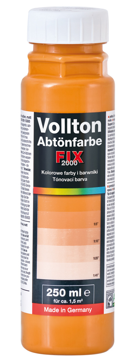 Pufas fix 2000 Vollton- und 250 ml Abtönfarben PG1 923 Terrakotta