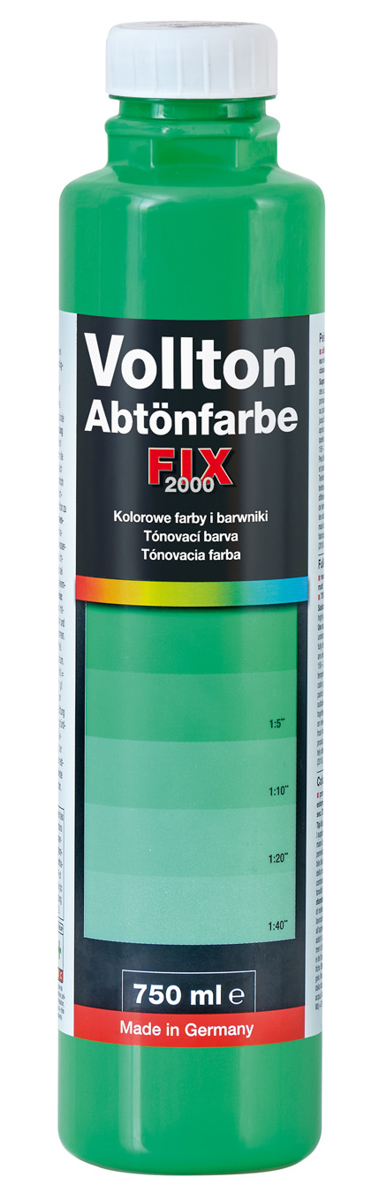 Pufas fix 2000 Vollton- und 750 ml Abtönfarben PG2 924 Frühlingsgrün