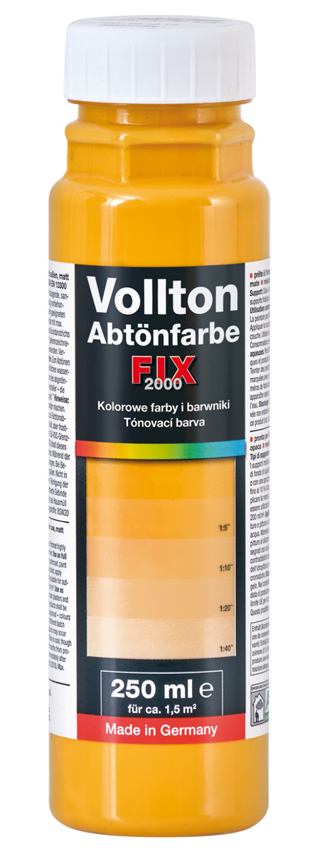 Pufas fix 2000 Vollton- und 250 ml Abtönfarben PG1 935 Goldocker / Apricot