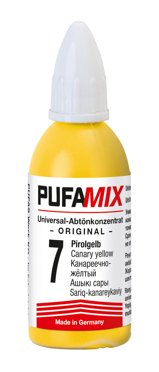 Pufas Pufamix Universal Abtön- 20 ml Konzentrat PG3 7 Pirolgelb