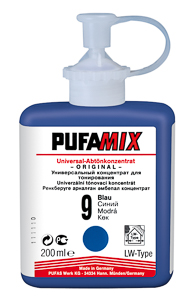 Pufas Pufamix Universal Abtön- 200 ml Konzentrat PG2 9 Blau