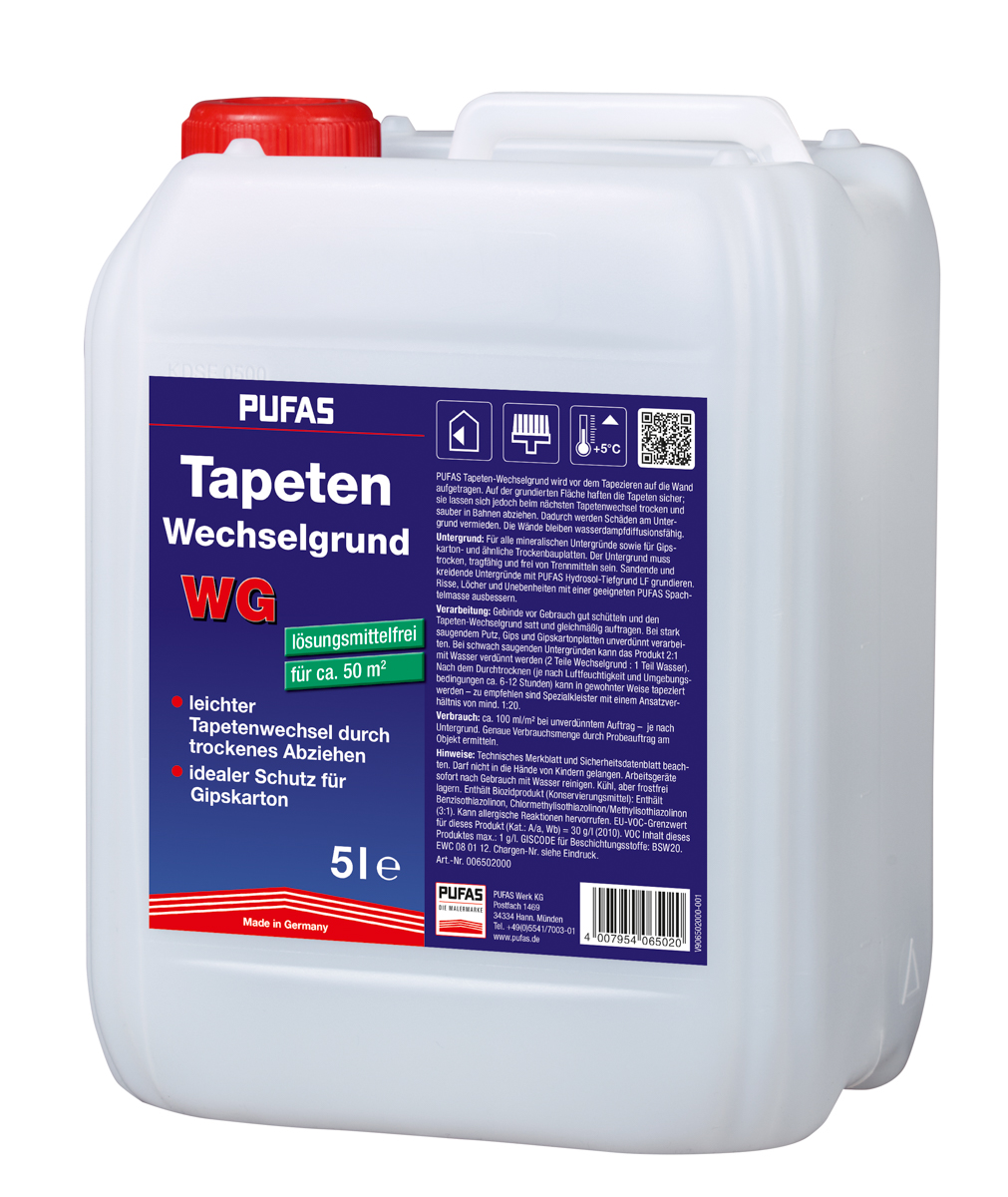 Pufas Tapetenwechselgrund 5,0 lt