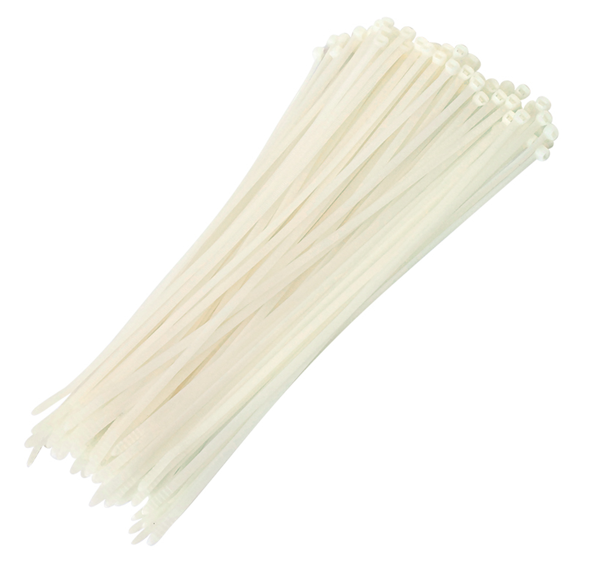WD Planeneinmalbinder klein weiß 300x4,8mm (1PCK = 100STK)
