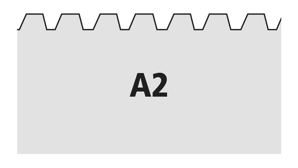 WD Zahnleiste Zahnform A2 280mm