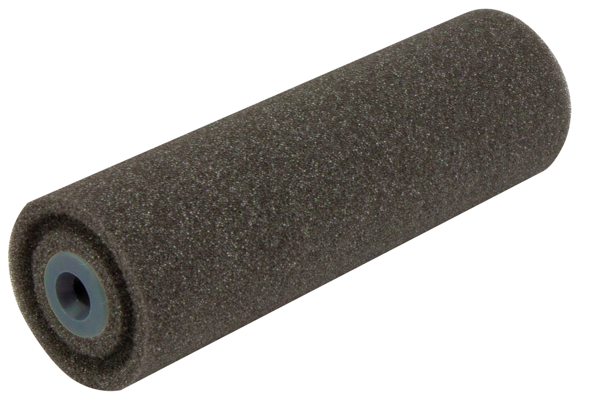 WD EconomyLine Lackierwalze MagicFinish 11 cm, gerade mit Spezialrillen, grau