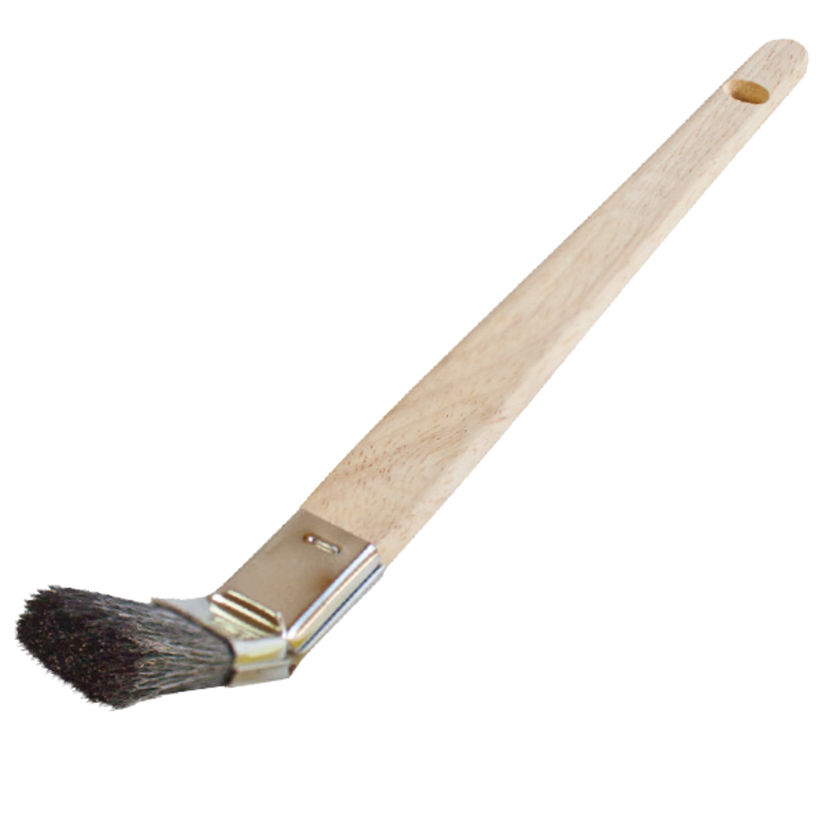 MPlus Plattpinsel gebogen Gr.30, schwarze Borste