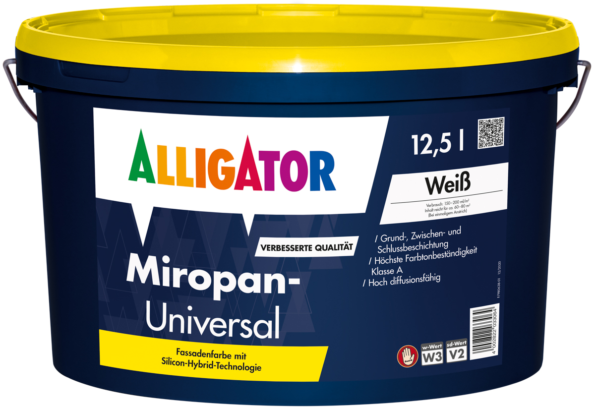 Almix Miropan Universal Basis 1 1,25 lt Fassadenfarbe silikonharzbasis 20