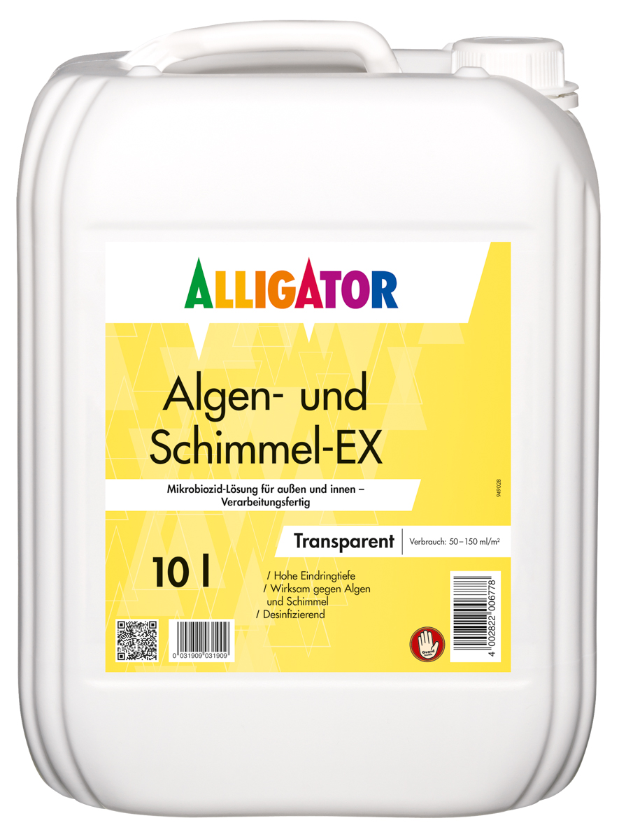 Allig.Algen + Schimmel-Ex 5,0 lt transparent, vormals Fassadenreiniger