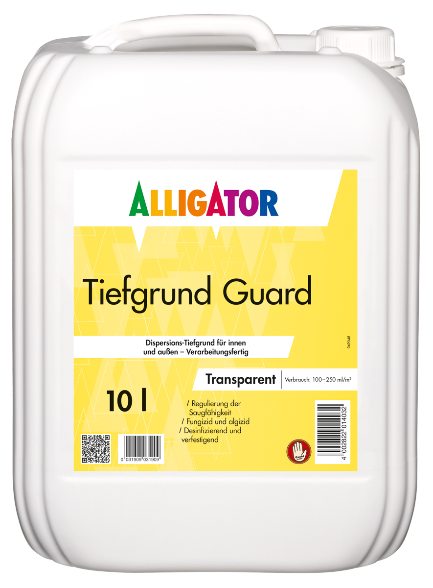 Allig.Tiefgrund Guard 10,0 lt Transparent wässrig