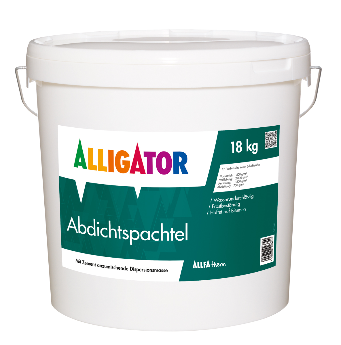 Allig.VWS Abdichtspachtel 18,0 kg Weiß