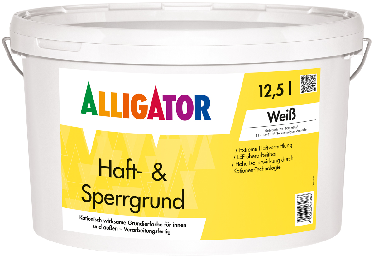 Allig.Haft- und Sperrgrund 2,5 lt Weiß