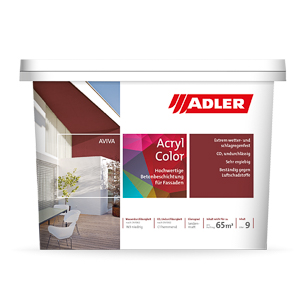 Adlermix Aviva Acryl-Color 1,0 lt Basis Gelb