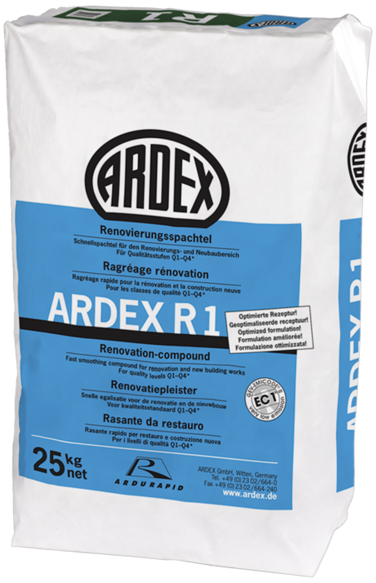Ardex R 1 25,0 kg 53171 Renovierungsspachtel | Farbtex Website