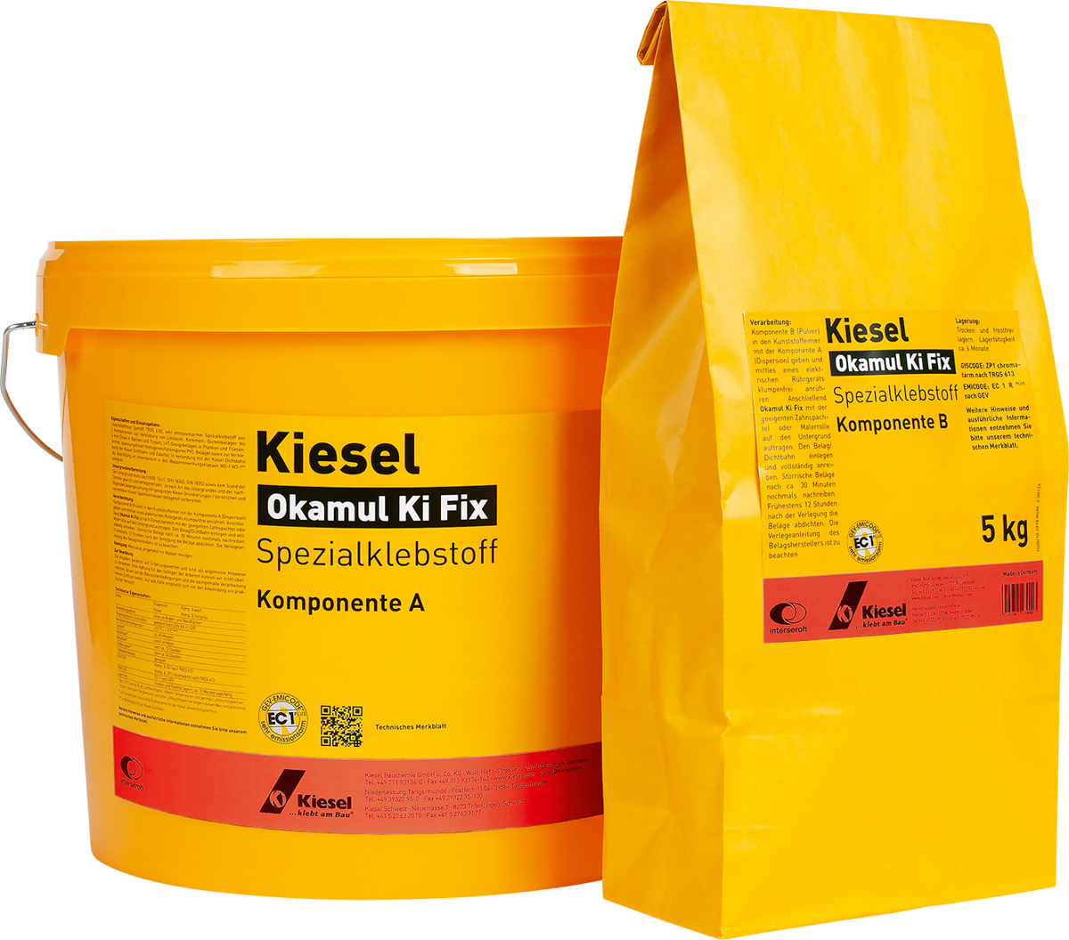 Kiesel Okamul KI Fix (Komp. A) 5,0 kg Spezialklebstoff