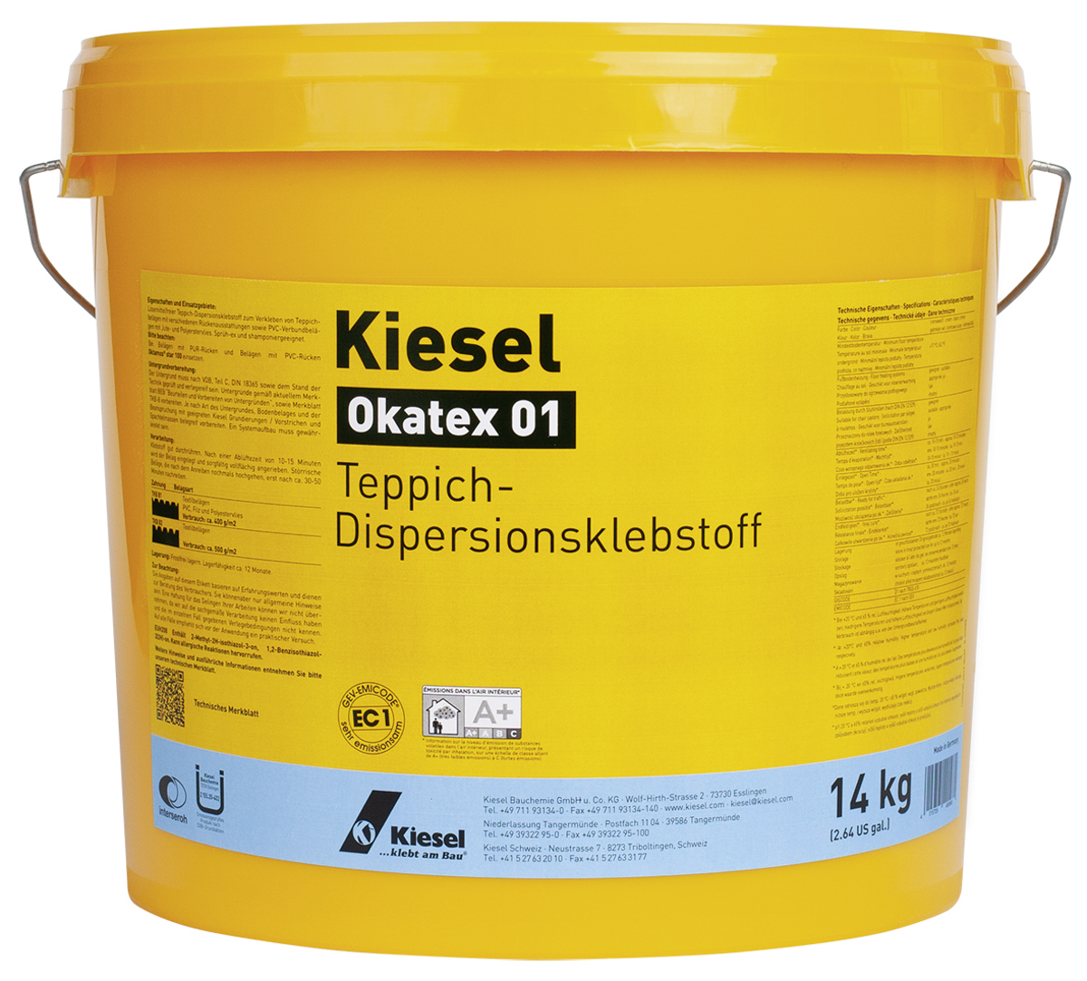 Kiesel Okatex 01 14,0 kg Teppichkleber