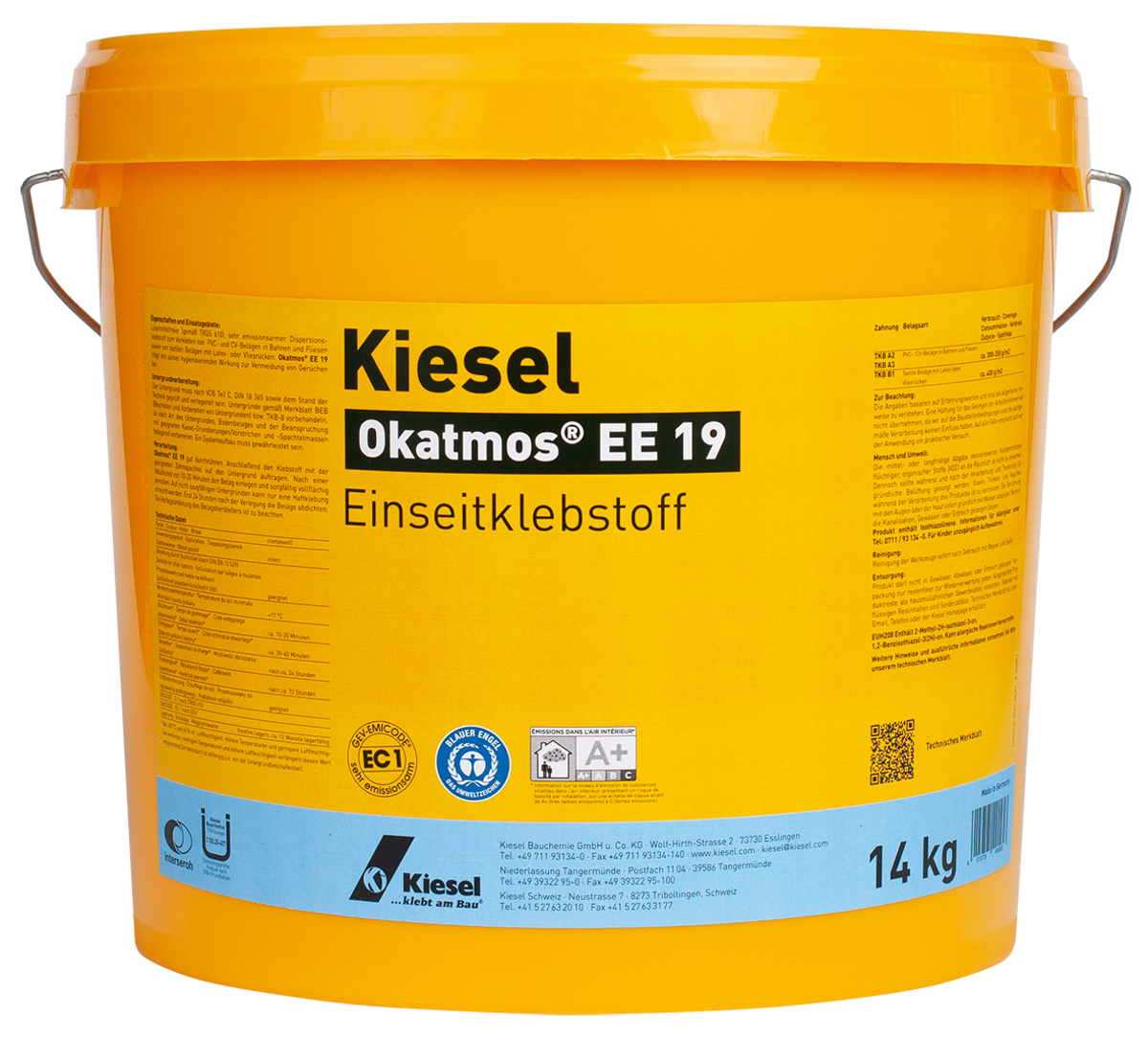 Kiesel Okatmos EE 19 14,0 kg Einseitklebstoff