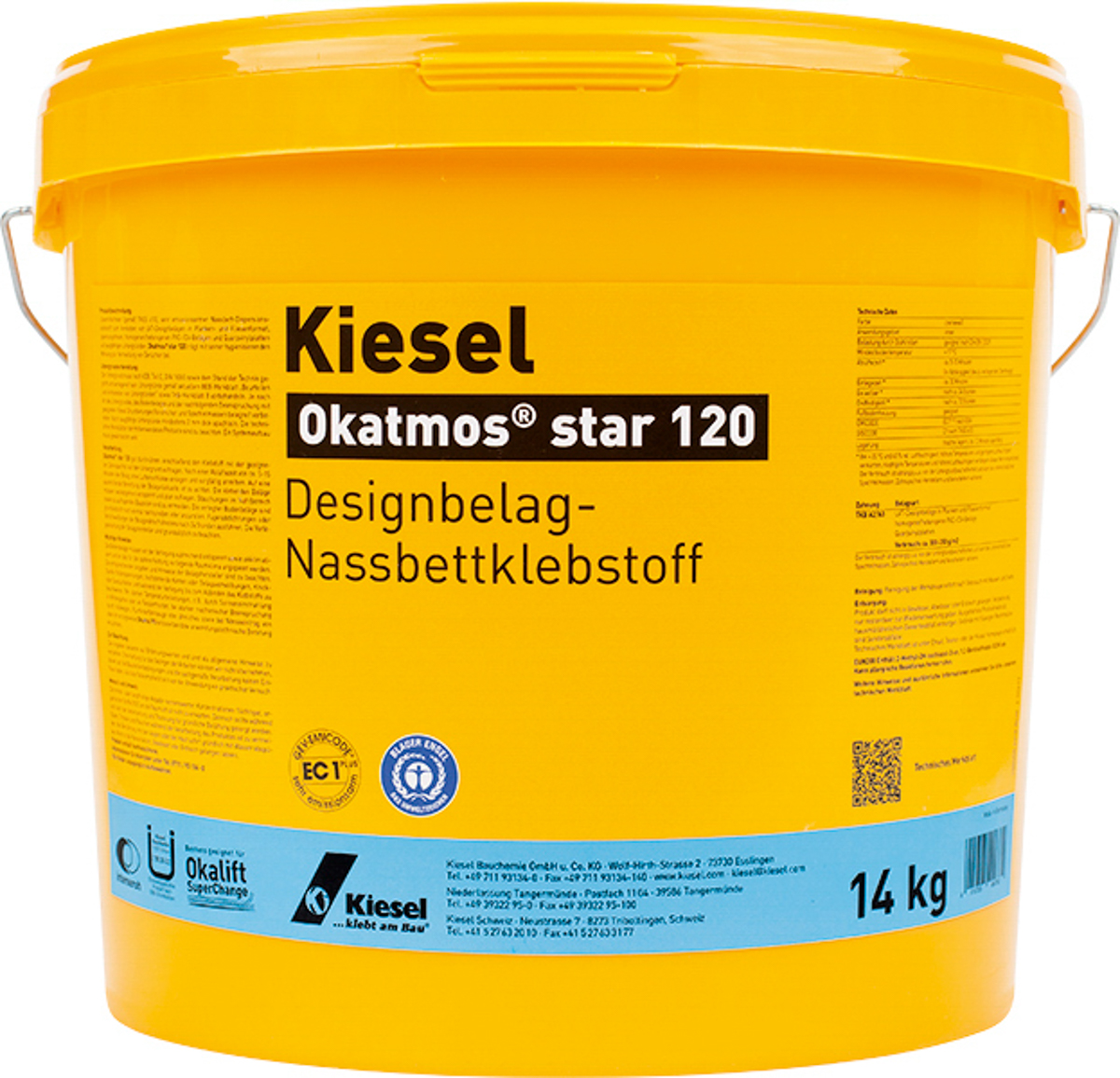 Kiesel Okatmos Star 120 14,0 kg Designbelagsklebstoff
