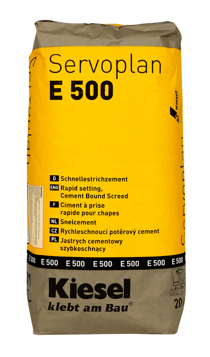 Kiesel Servoplan E 500 20,0 kg Schnellestrichzement