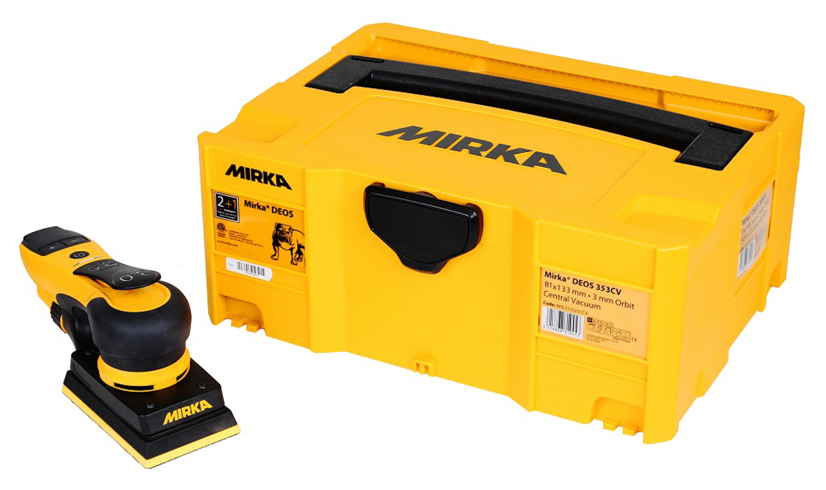 Mirka Schwingschleifer DEOS 353CV 81x133mm,3mm Hub,Systainer #MID3530201CA