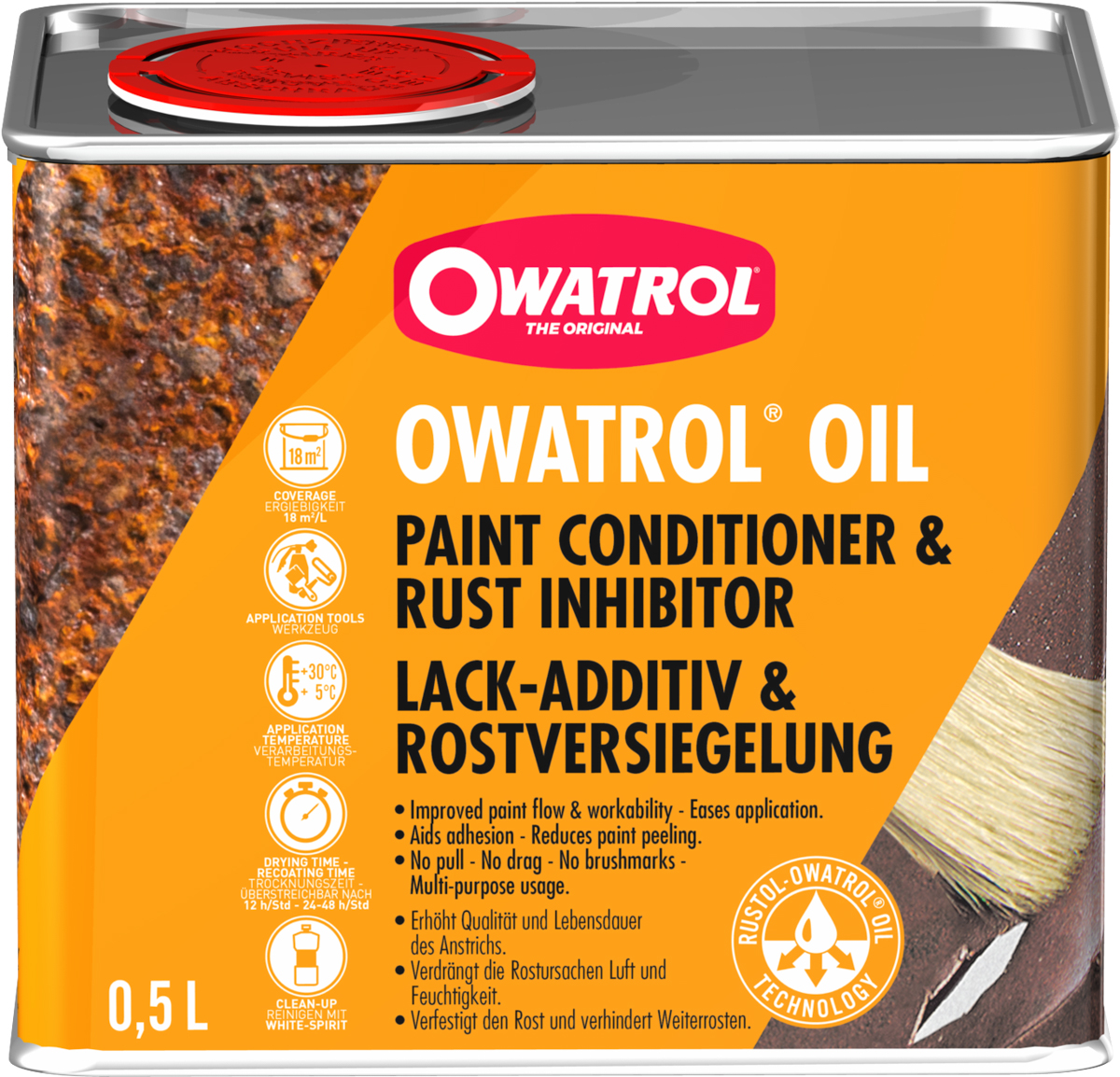 Innoskins Owatrol Öl 500 ml 13019 Additiv für LH Lacke und Farben