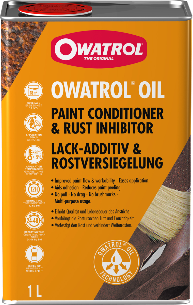 Innoskins Owatrol Öl 1,0 lt 13011 Additiv für LH Lacke und Farben