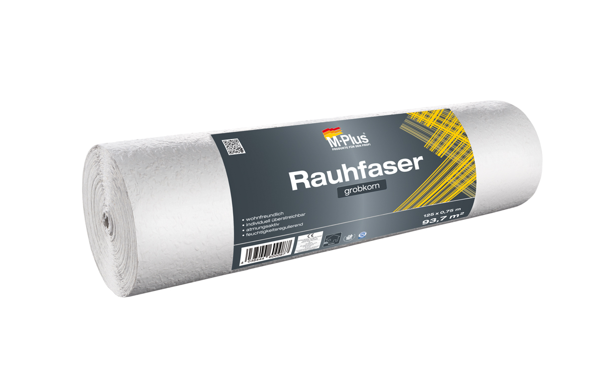 MPlus Rauhfaser Grobkorn Normalrolle 33,5 x 0,53 mt