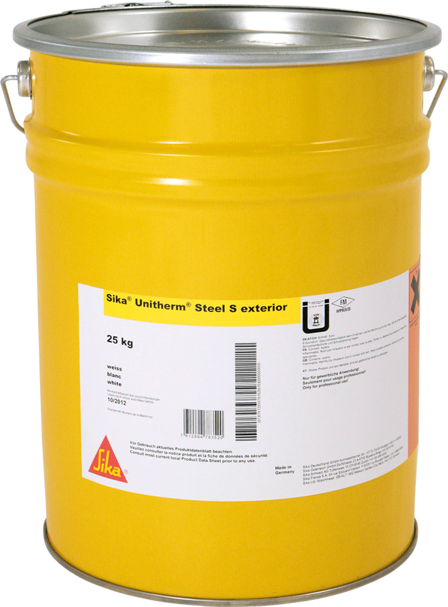 Sika Unitherm Steel S Exterior 25,0 kg Weiß