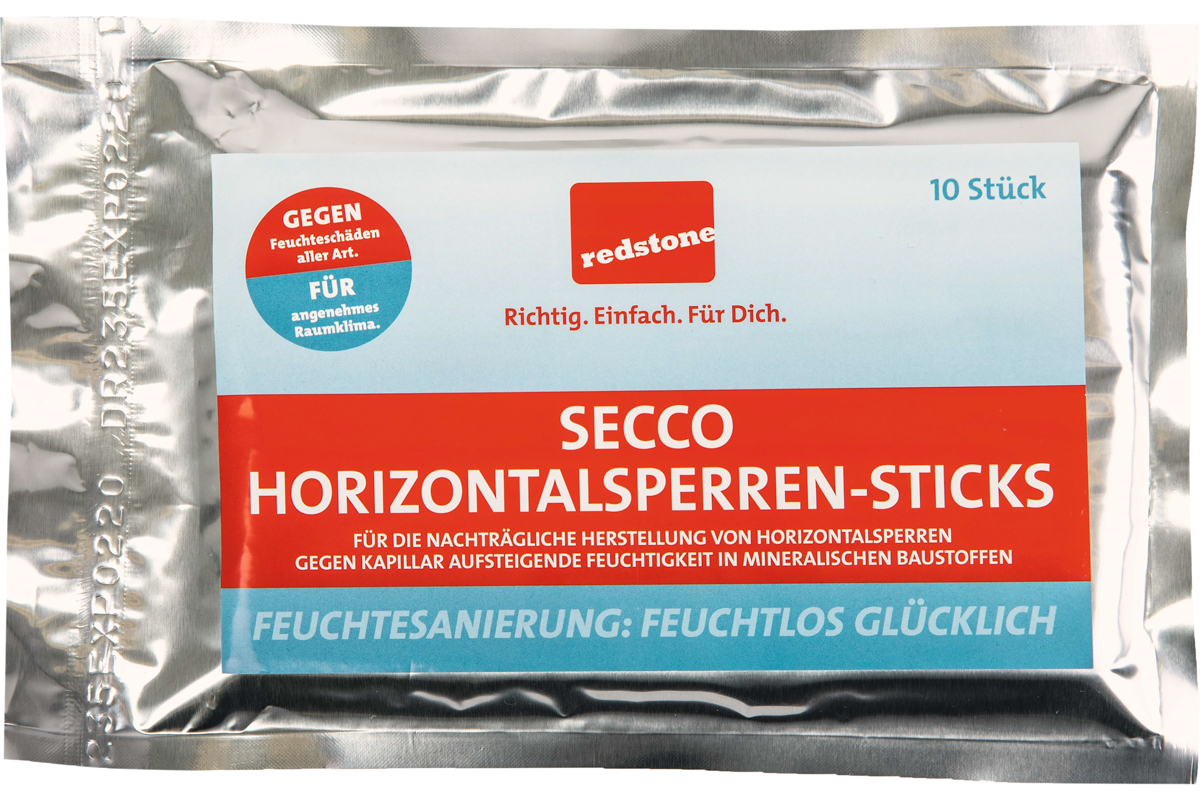 Redstone Secco Horizontalsperren-Sticks 10 Stück/Pack
