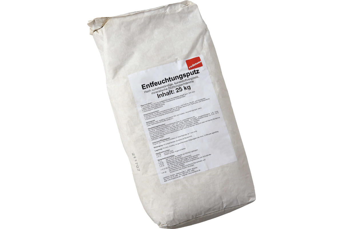 Redstone Secco Entfeuchtungsputz 25 kg Sack