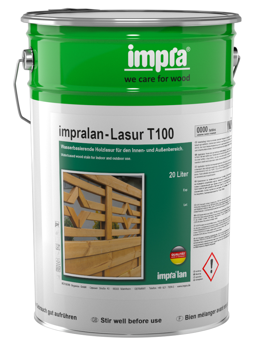 Impra impralan-Lasur S100 20,0 lt 0150-Pinie