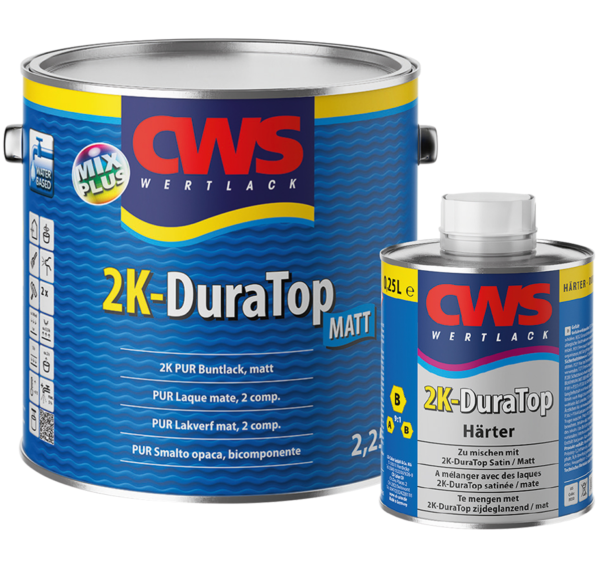 CWSmix WERTLACK 2K-DuraTop Matt 2,5 lt PG1 Farbton Decotint