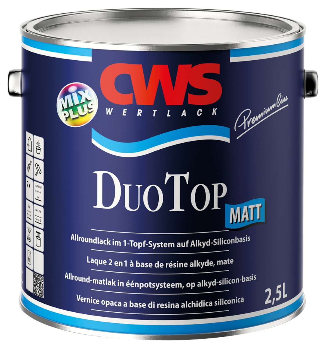 CWS WERTLACK DuoTop Matt 750 ml weiß