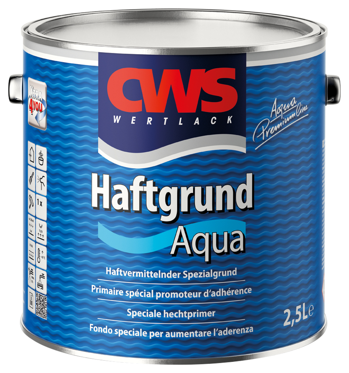 CWSmix WERTLACK Haftgrund Aqua 1,0 lt PG2 Farbton