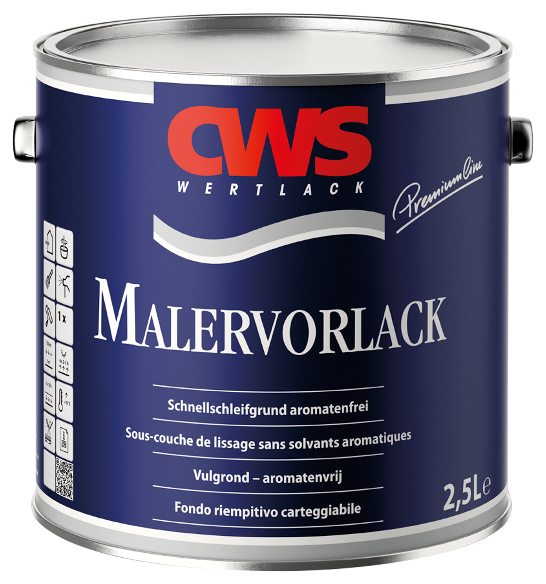 CWSmix WERTLACK Malervorlack 2,5 lt getönt ca. Farbton