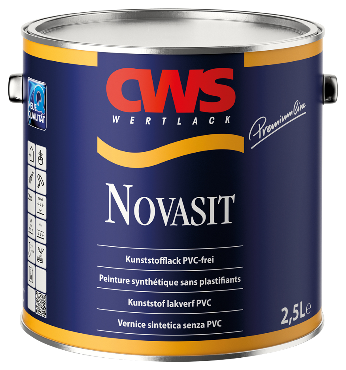 CWS WERTLACK Novasit 750 ml RAL 7035 lichtgrau