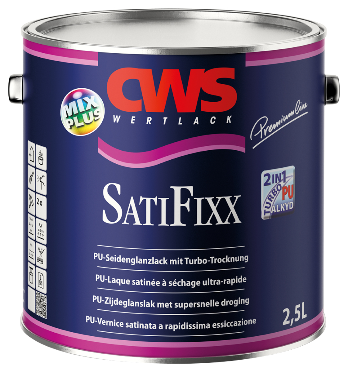 CWS WERTLACK SatiFixx 750 ml weiß