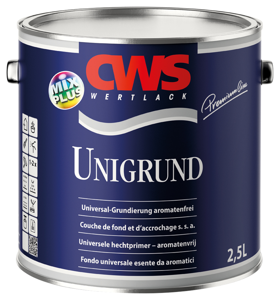 CWSmix WERTLACK Unigrund DT PG3 2,5 lt Farbton