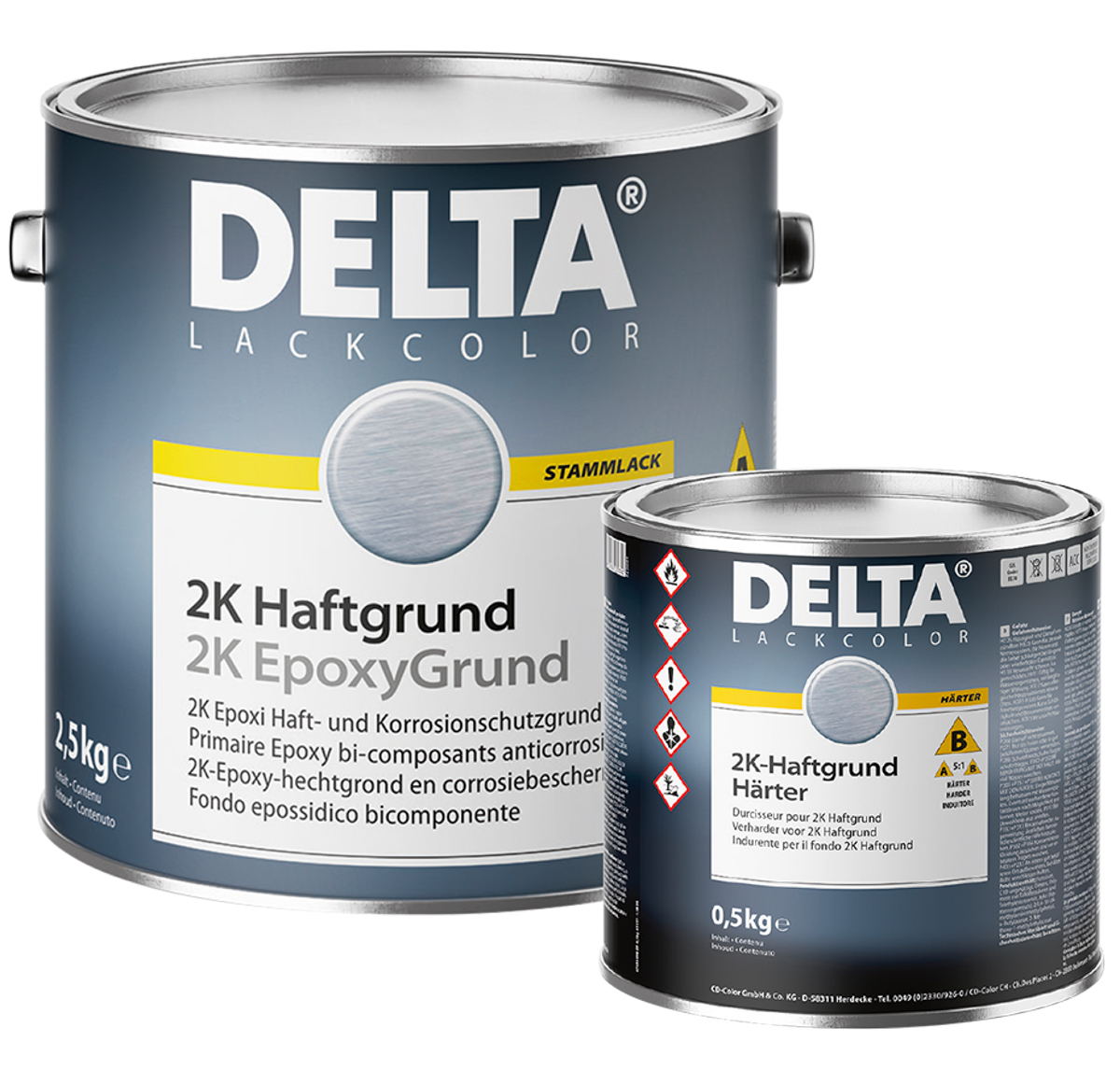 Delta Härter 2K Haftgrund 500 g weiß
