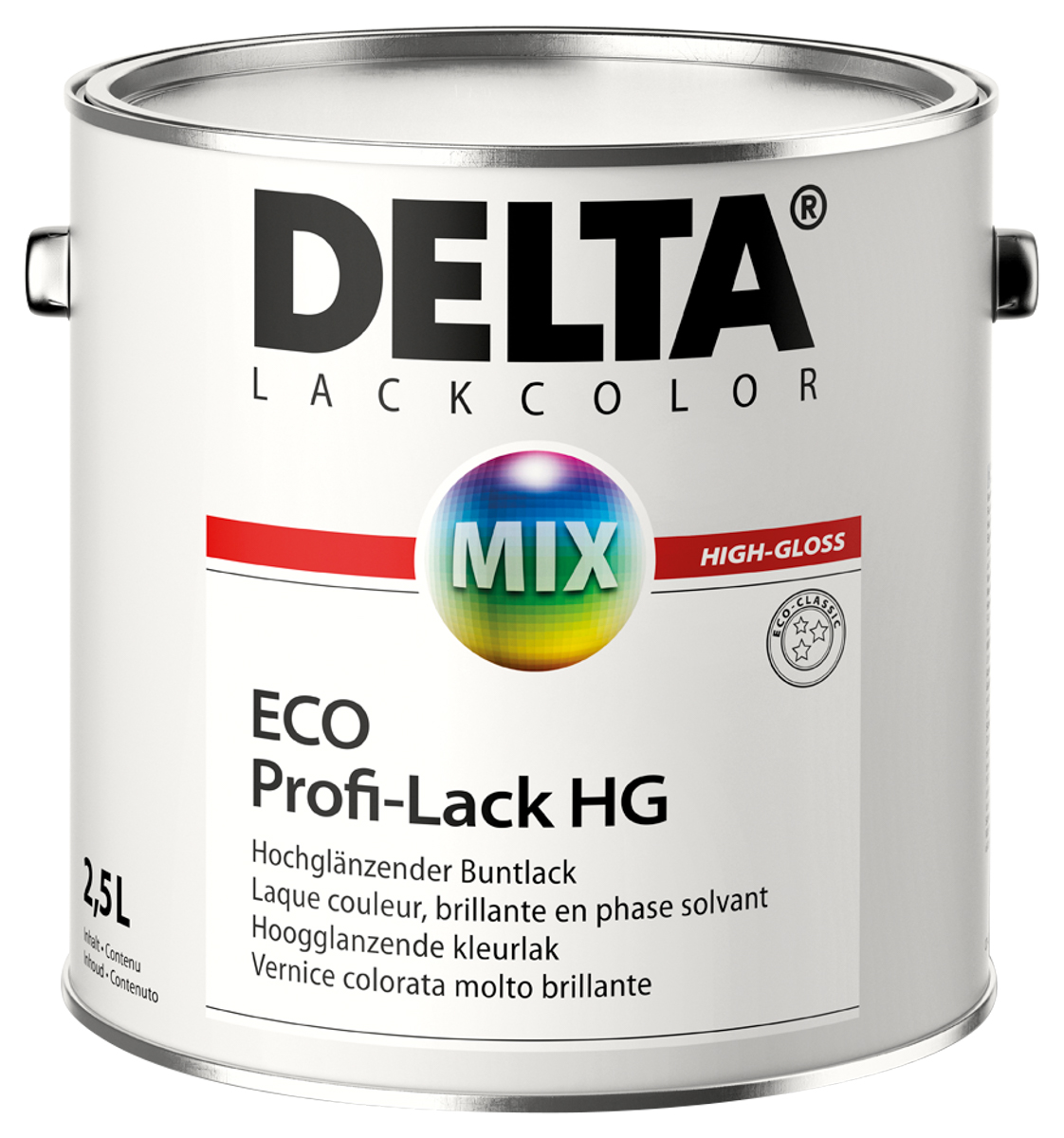 Deltamix ECO Profi-Lack HG 10,0 lt PG3 Farbton