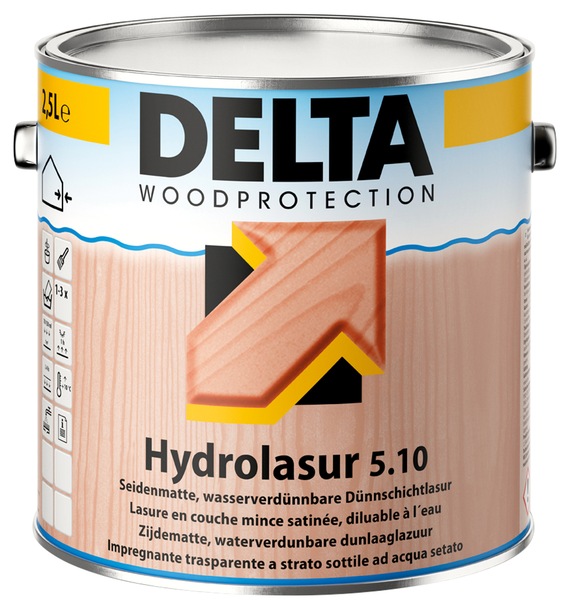 Deltamix WP Hydrolasur 5.10 20,0 lt PG1 Farbton