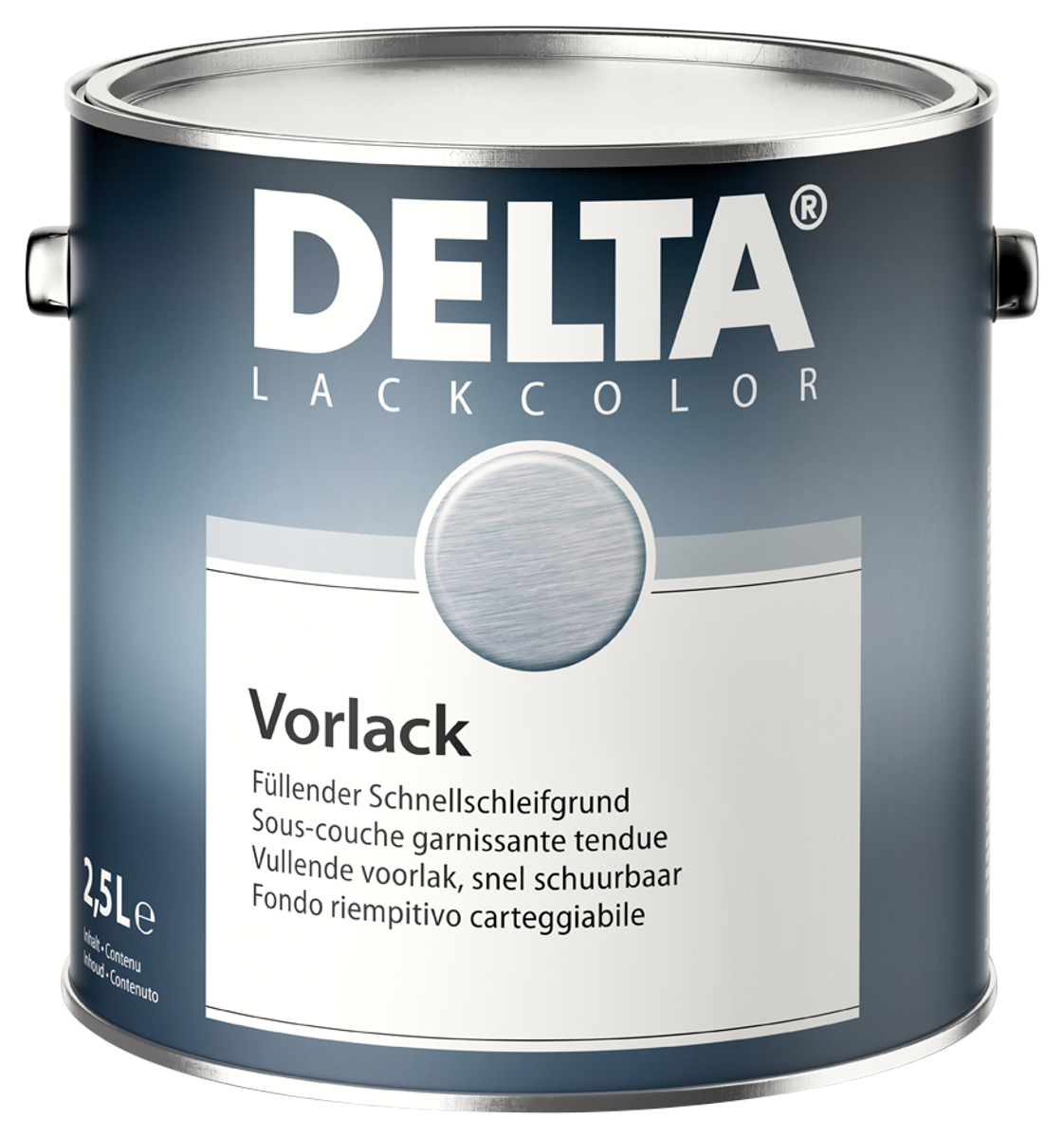 Delta Vorlack 2,5 lt weiß