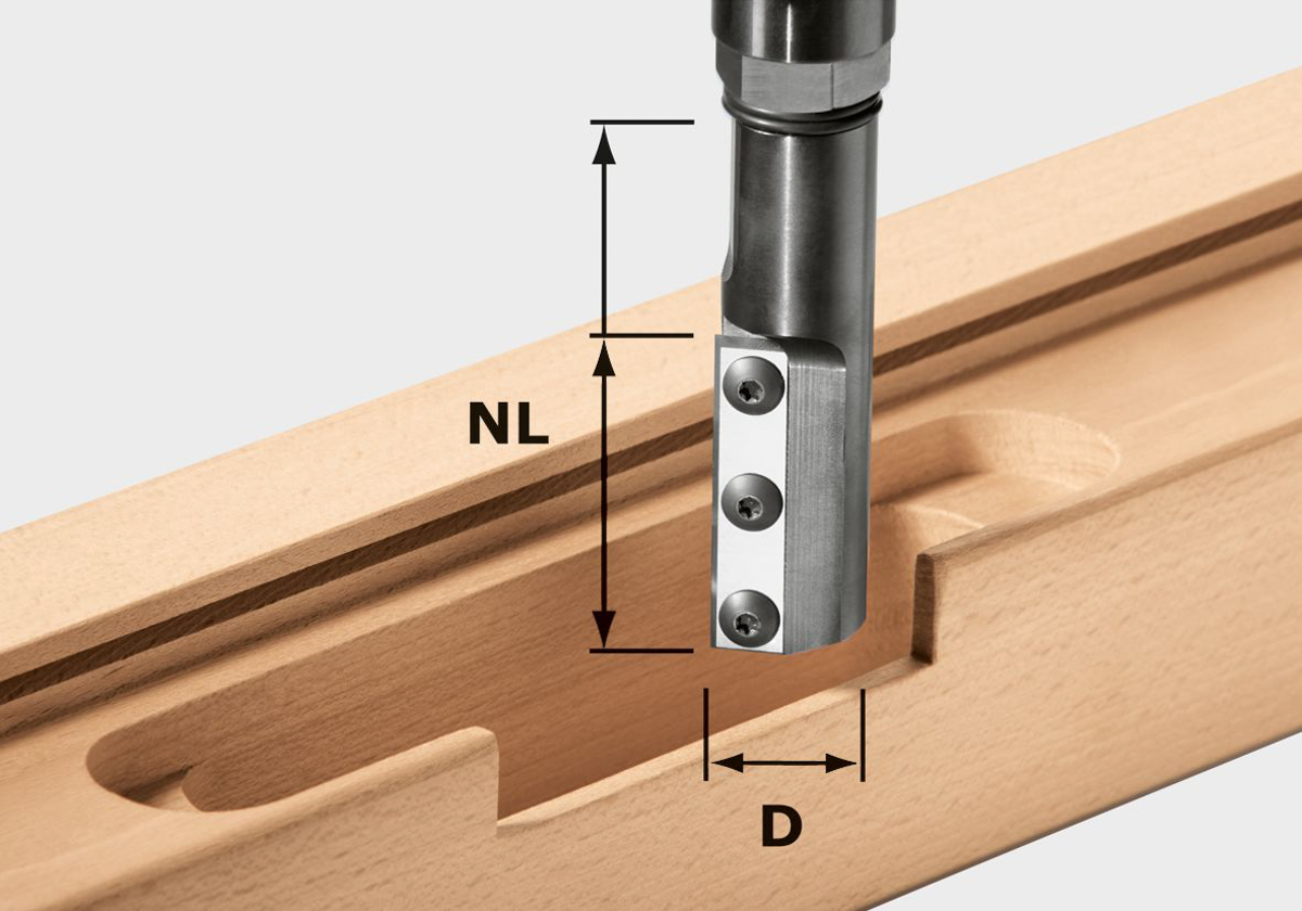 Festool 497455 Wepla Nutfräser HW-KN-D20/50 WP/K